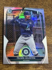 FELNIN CELESTEN 2023 Bowman Chrome #BCP-156 1st Silver Refractor /499
