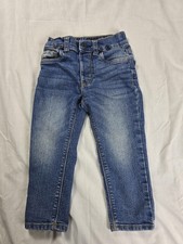 OshKosh B'gosh Jeans Toddler Boys 2T Blue Denim Adjustable Waist Stretch