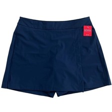 Spanx Sunshine Skort 6" Midnight Navy Size XL NWT