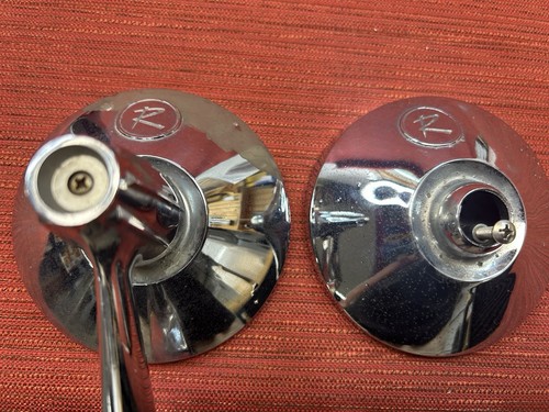 Vintage 1960's Rambler Side Mirrors "R" logo NICE hot rat rod AMC - Picture 14 of 24
