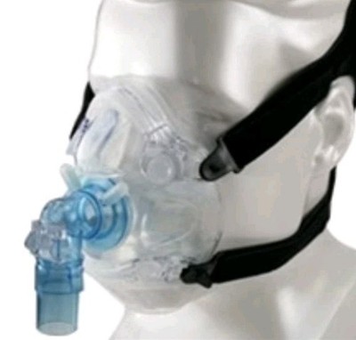 Hans Rudolph 7600 V2 Oro-Nasal CPAP Mask XS 113558 w/ Small Headgear 201547