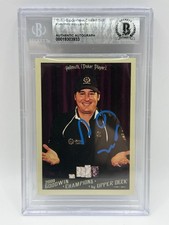 PHIL HELLMUTH SIGNED 2009 CHAMPIONS POKER CARD WSOP - BECKETT SLABBED