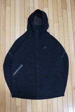 NIKE Tech Fleece Repel Windrunner Black Funnel Hoodie FZ Jacket NEW Mens Size L