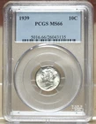 1939 MERCURY DIME PCGS MS66 043135