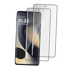 2-Pack Screen Protector for Motorola Edge 2024 Tempered Glass, 9H Hardness