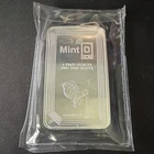MintID 5 Troy Ounces .999 Fine Silver Bar NFC Buffalo Design