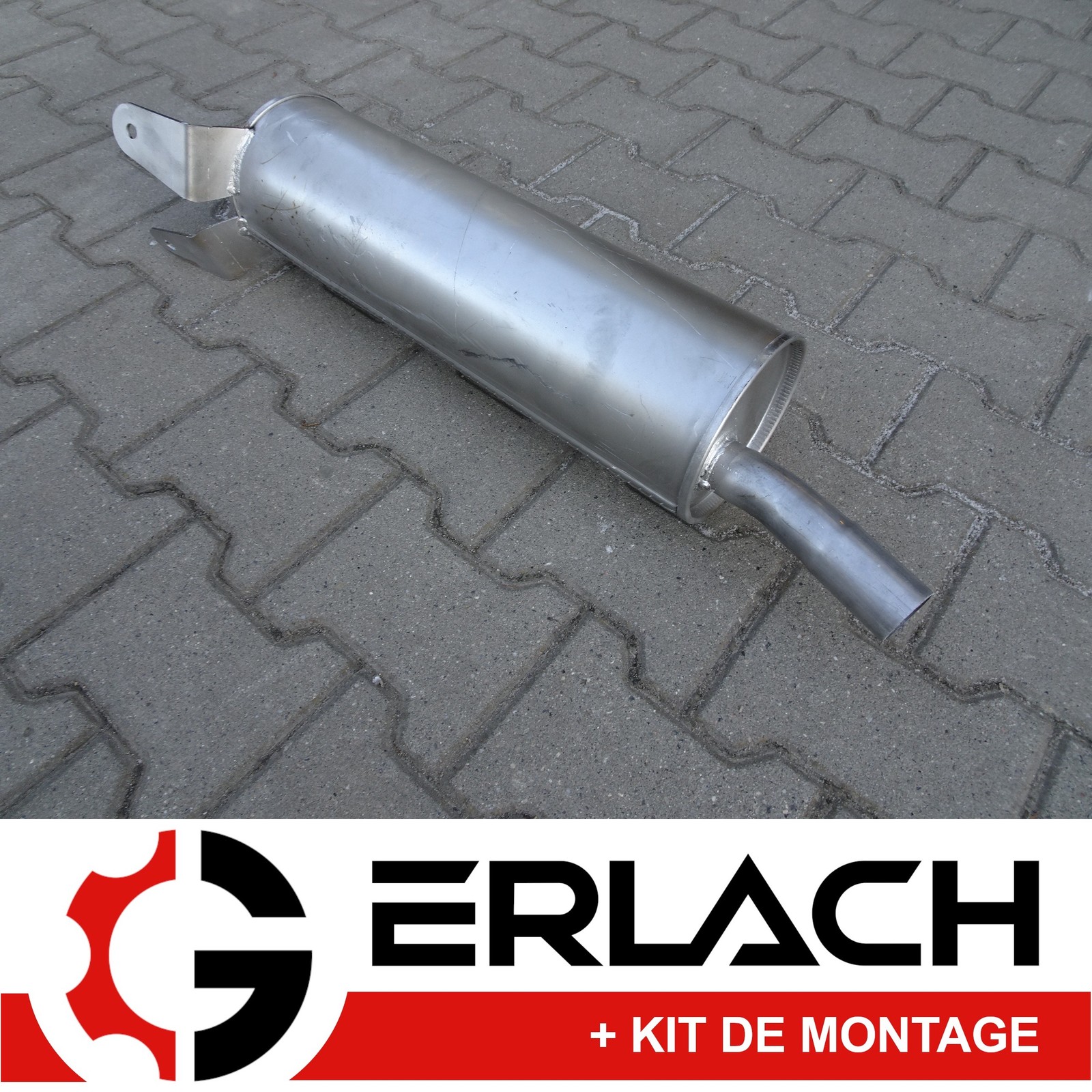 Silencieux intermédiaire Mercedes G-Klasse W460 W461 pot central 3522