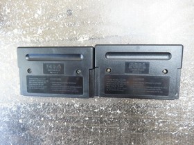 Vintage Sega Genesis Model 2 Black Console RF 2 Controllers 6 Game Lot