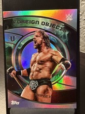 WWE Triple H 2025 Topps Universe Foreign Objects Insert # FOB-1 pro wrestling