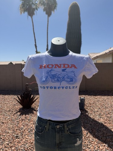 Honda Official License Motorcycle T Shirt Size M 100% Cotton - Afbeelding 1 van 5