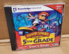 JumpStart Adventures 5th Grade PC 1997 Learning Free Shipping Windows / Mac
