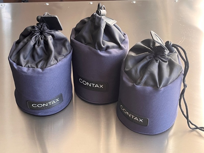 Contax lens case (lot of 4 ) beautiful!