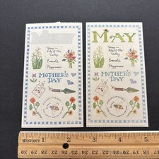 Susan Branch May Mothers Day Colorbok Stickers 2 Sheets, 1 partial VTG Rare