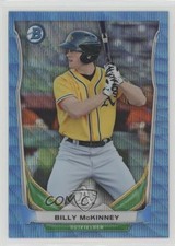 2014 Bowman Prospects Chrome Blue Wave Refractor Billy McKinney #BCP21 fm0