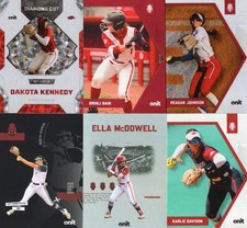 2026 ONIT Athlete Arkansas Razorbacks Softball Team Trading Cards - You Pick!
