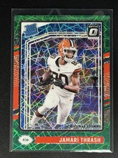 2024 Panini Donruss Optic - Rated Rookie Jamari Thrash #241 Green Velocity Prizm