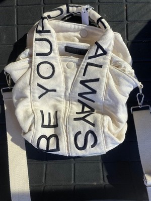 Zara Handbag Very good condition White, Cotton