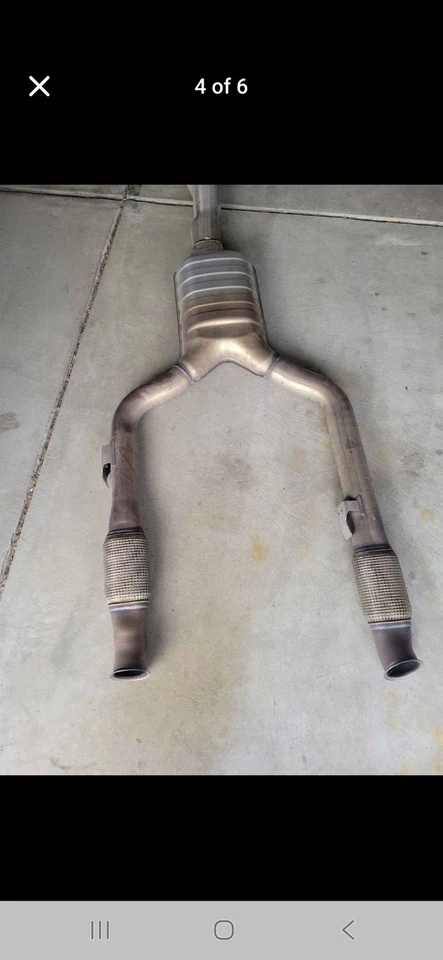 2018 Mercedes-Benz C43 AMG Exhaust Downpipe System Assembly 17-20 - Image 2 of 3