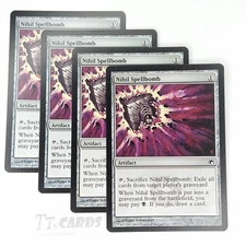 Nihil Spellbomb 187/249 x4 Playset 4x Magic the Gathering Scars of Mirrodin SOM