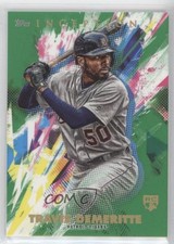 2020 Topps Inception Green Travis Demeritte #80 Rookie RC 0b3