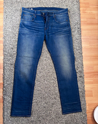 G-Star RAW 3301 Herren Jeans Straight Leg Blau W36/34