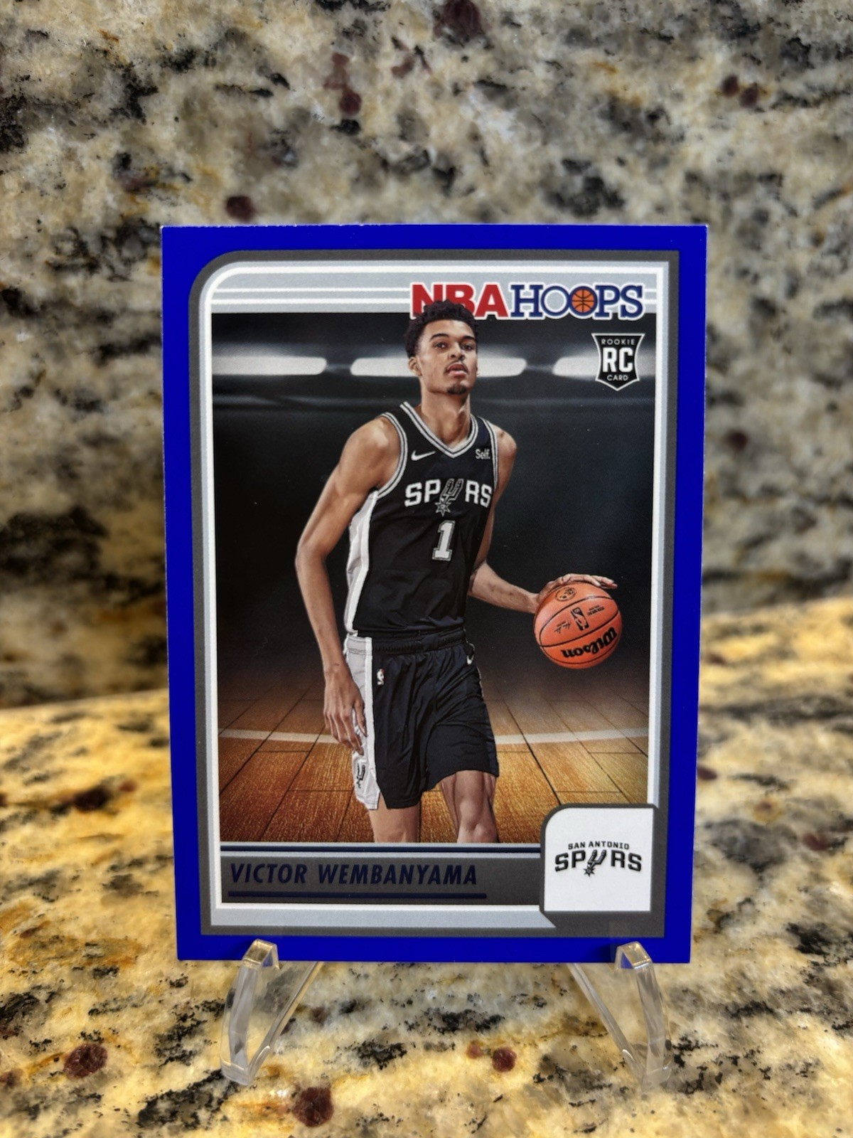 2023-24 Panini NBA Hoops - Rookies Victor Wembanyama #277 Blue (RC)
