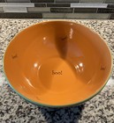 Longaberger Pottery Halloween Party Bowl Candy Trick or Treat 10” Boo Eek — photo 4