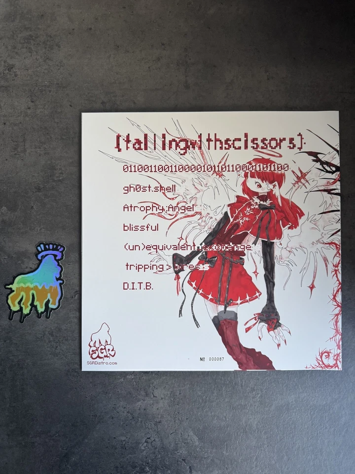 fallingwithscissors - Death And Birth Of An Angel Alt Cover Vinyl /100 IN HAND - Image 2 of 4