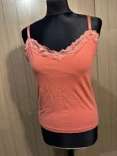 Sleeveless Tank Cami Vest Top with Stretch by Chico's USA Size 1 (uk 8)