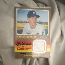 Topps 2020 Heritage Clubhouse Relics Walker Buehler #CCR-WB Dodgers