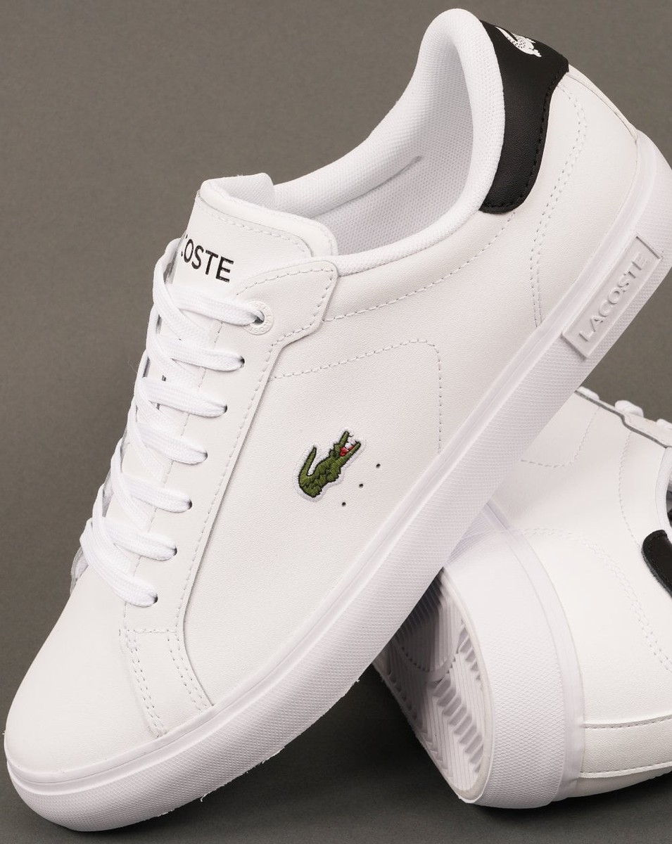 Lacoste Powercourt Trainers White/Black