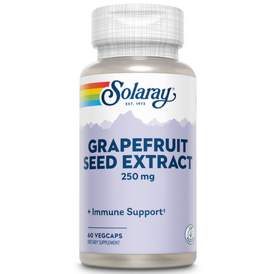 Solaray Guaranteed Potency Grapefruit Seed Extract, Veg Cap (Btl-Plastic) 250mg