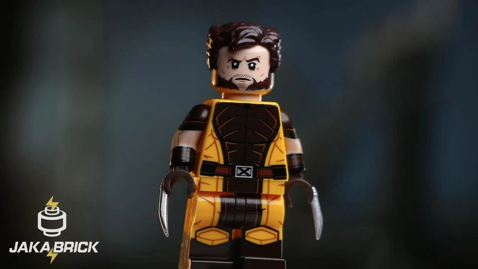 LEGO Jaka Brick LITE Custom Classic Clawed Fury Wolverine Minifigure NEW - Image 2 of 2