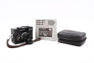 Used Rollei 35 T Compact 35mm Film Camera w/ 40mm f/3.5 Tessar Lens