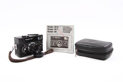 Used Rollei 35 T Compact 35mm Film Camera w/ 40mm f/3.5 Tessar Lens