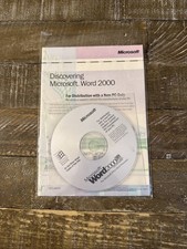 Microsoft Word 2000 PC CD Rom