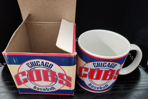 Russ Chicago Cubs Baseball Mug in Original Box
