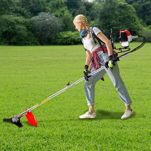 43CC 2Stroke Grass String Trimmer Straight Shaft Brush Cutter Gas Weed