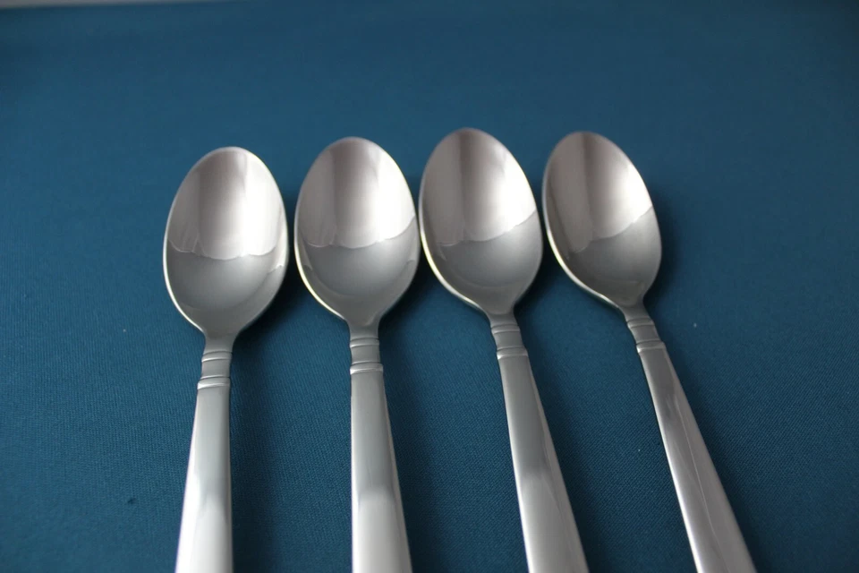 4 Teaspoons JA Henckels EARL Glossy 18/10 Stainless China NEW 6 1/2" - Image 3 of 4