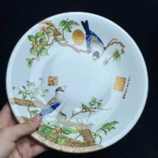 Copper inlaid pink porcelain