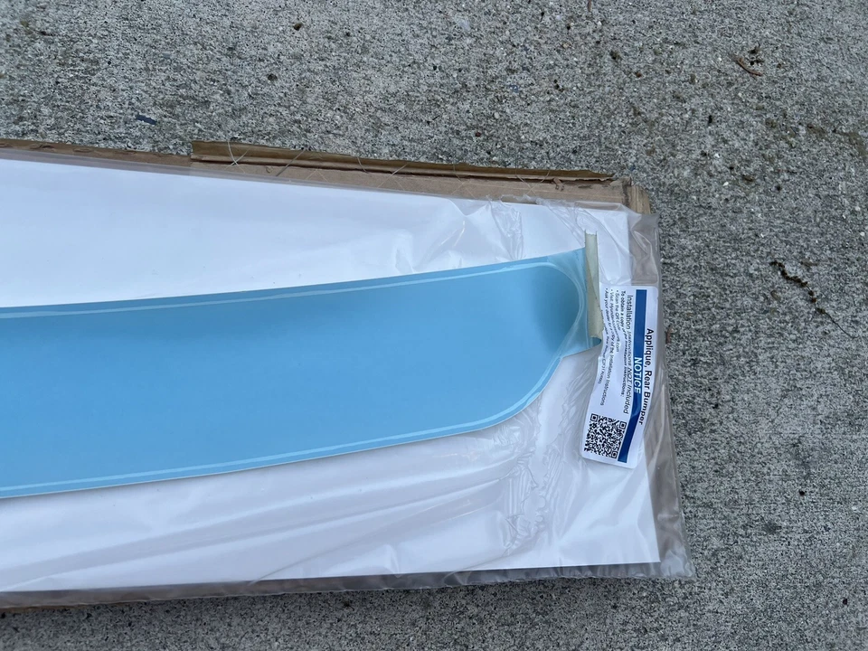 Aplique de parachoques trasero genuino OEM nuevo para modelos Hyundai Sonata 2018-2019 Foto 4 de 4