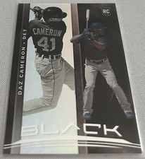 2021 Panini Chronicles Black Baseball Daz Cameron Detroit Tigers rookie #18