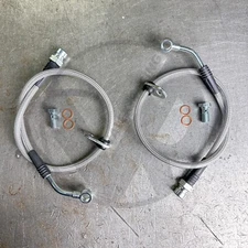 Stainless Steel  Braided Rear Brake Lines Upgrade Kit For 17-20 Honda Civic Si