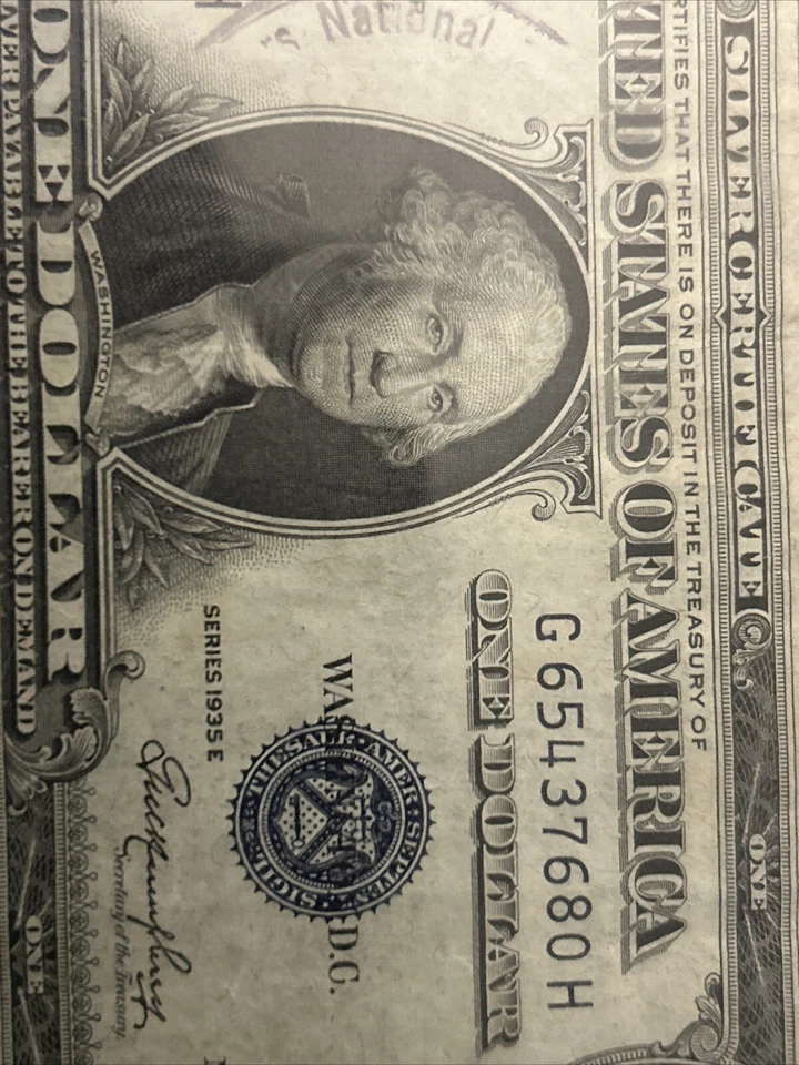 Rare 1935 Silver Certificate Rare!! Beautiful Piece - Image 2 of 3
