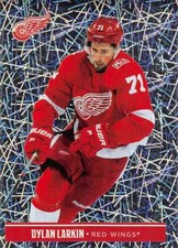 2018-19 NHL Stickers #76 Dylan Larkin Foil Detroit Red Wings FOIL Hockey Sticker