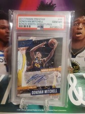 2017-18 panini prestige donovan mitchell Bonus Shots Signatures Psa 10 Auto Mvp?