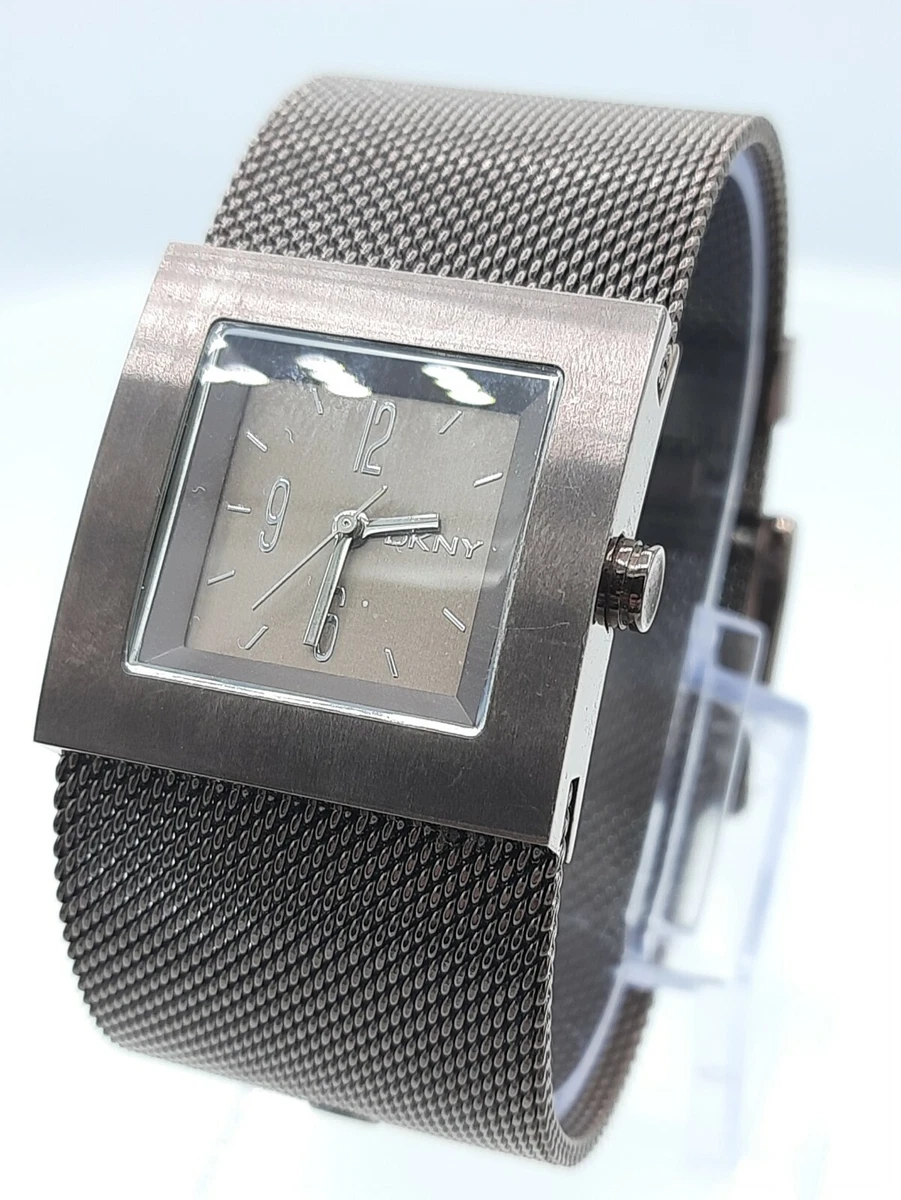 DKNY NY 3809 ladies full steel time only watch mesh bracelet NY 3809 3ATM