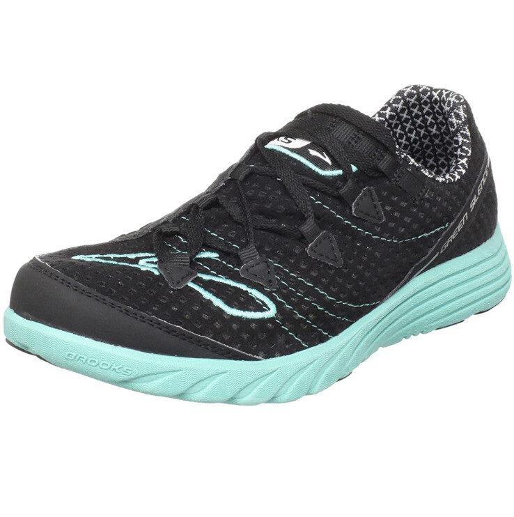 Brooks Green Silence Running Shoes Womens sz 7.5 Road  display picture 2