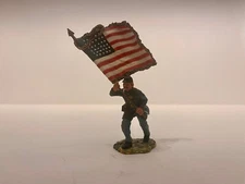 W. Britain Civil War #17525 Union Colour Bearer with Flag