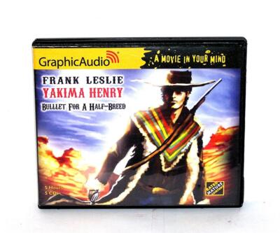 BOOK/AUDIOBOOK CD Frank Leslie GraphicAudio Western BULLET FOR A HALF-BREED